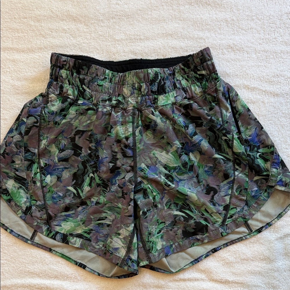lululemon athletica Multicolor Floral Women's Athletic Shorts